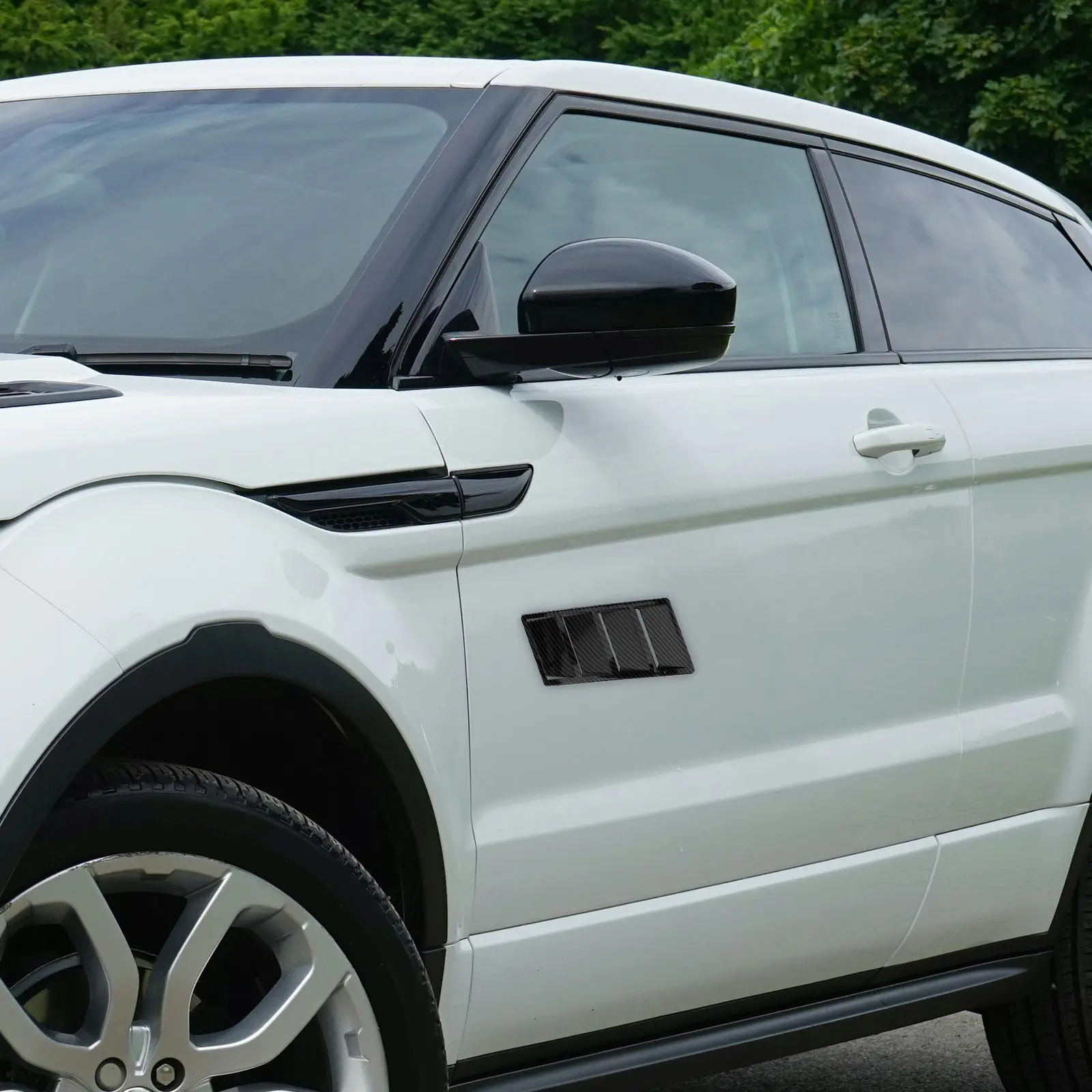 

2 шт. универсальные декоративные накладки на капот автомобиля в виде реалистичных акульих жабр, из АБС-пластика, для создания спортивного внешнего вида автомобиля