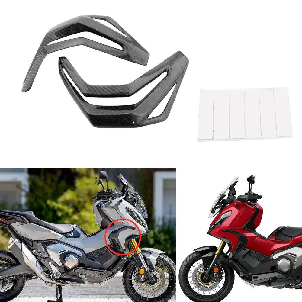 

Motorcycle Accessories Air Intake Dust Cover Fairing Side Panel Real Carbon Fiber For Honda XADV 750 X-ADV 750 XADV750 2017-2020