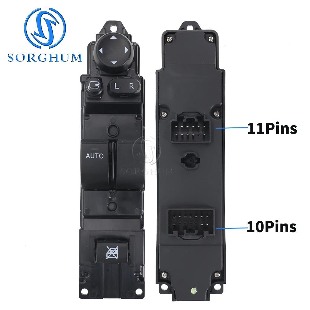 Left Hand Driver Electric Power Window Master Control Switch Button For Mazda 2 2008 2009 2010 Mazda2 DF7166350A DF71-66-350A