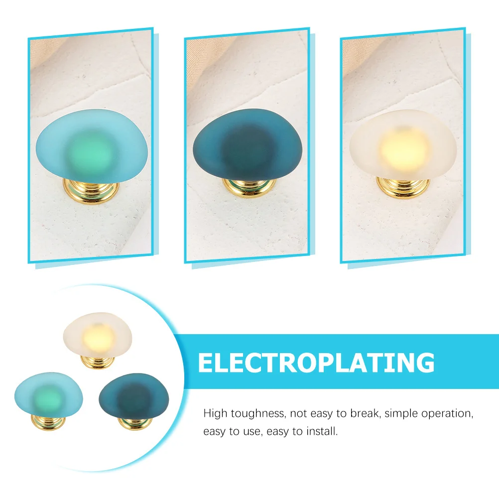 

3pcs Crystal Drawer Handles Retro Cabinet Knobs Zinc Alloy Durable Corrosion Resistant Furniture Hardware Home Decor Bathroom