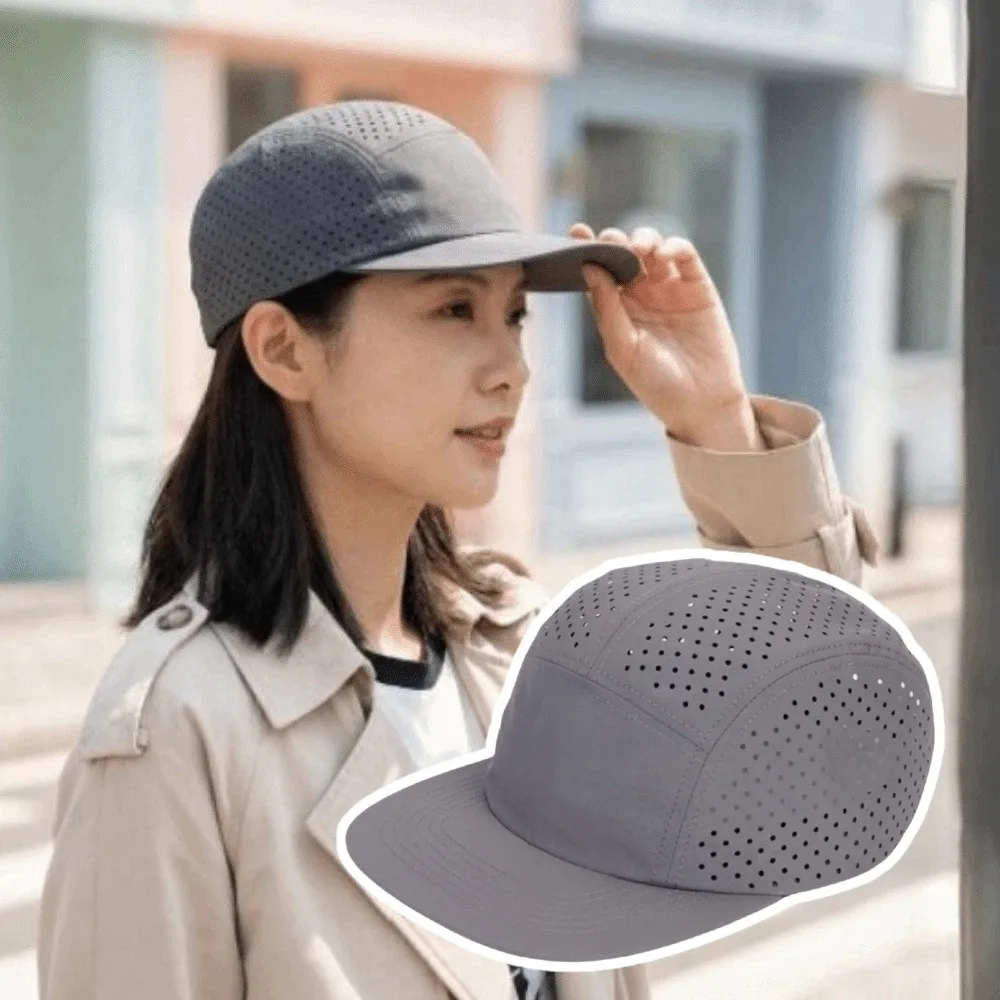 

Lightweight Quick Drying Baseball Cap Soft Breathable Mesh Running Cap 5-panel UV Protection Sport Cap Outdoor Sports
