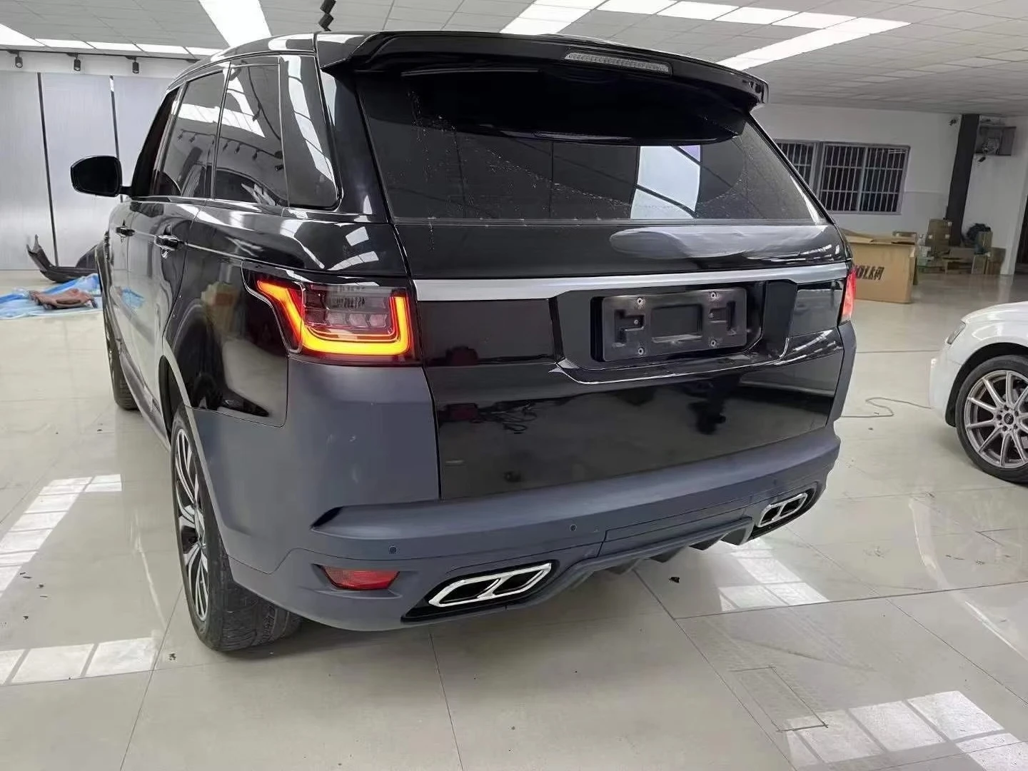 طقم الجسم القديم إلى الجديد مناسب لسيارة لاند روفر رينج روفر سبورت التغيير القديم مجموعة جديدة 2013 تغيير 2022 طقم جديد L494 #5