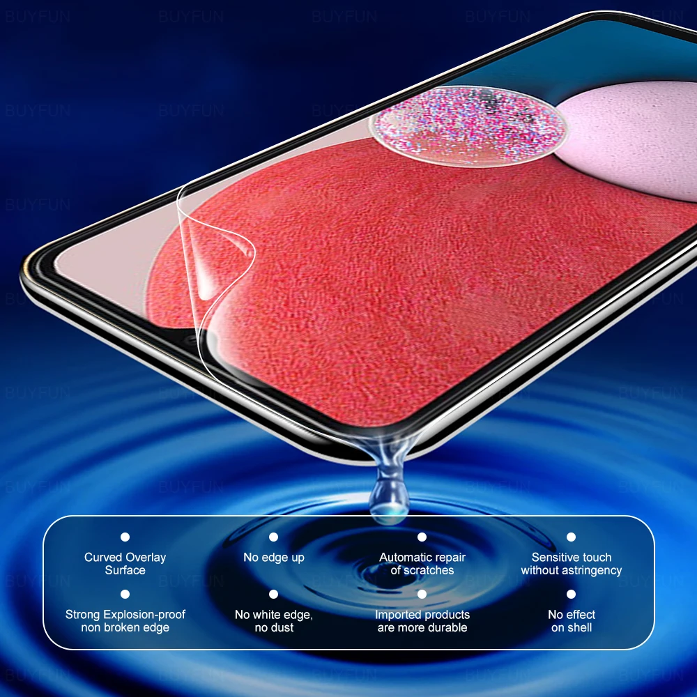 3in1เลนส์กล้องสำหรับ Samsung Galaxy A13 4G 5G Samsung A53 A73 A33 A23 A03s A03 Core หน้าจอ Hydrogel ฟิล์ม Protector