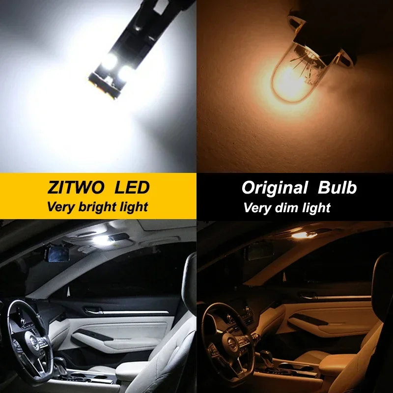 ZITWO LED Interior Map Light Trunk Lamp Door Courtesy Bulb Kit For Audi A6 S6 RS6 C5 C6 C7 Sedan Avant 1998-2017 Car Accessories