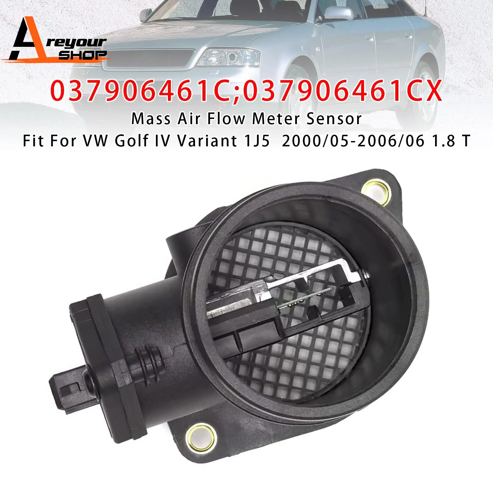 

Mass Air Flow Meter Sensor for Audi A3 A4 A6 1.8T VW Jetta Passat 0280217117