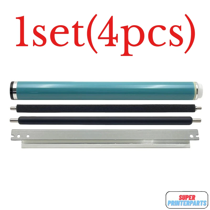 1Set. Drum Kit For Canon IR1730 1740 1750 iR ADVANCE 400 500 OPC Drum Cleaning Roller PCR Charge Roller GPR-39 NPG-55