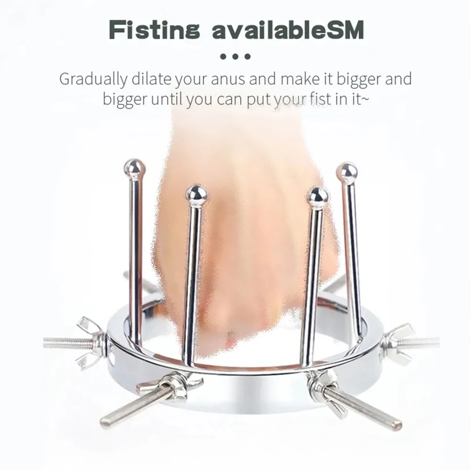 SM Extreme Adjustable Anal Spreader Vaginal Dilator Speculum Adult Masturbator Anus Butt Plug Expander Sex Toys