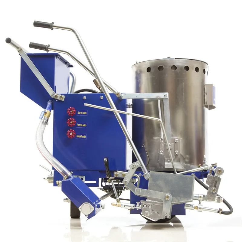 Hoge reflecterende weglijn verkeersmarkering verf standaard glazen kraal witte thermoplastische wegmarkering machine