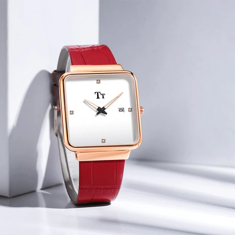 New Trendy Fashion Automatic Silicone Ladies Watch Female Student Korean Version Simple Waterproof Quartz Watch Luxury Gift