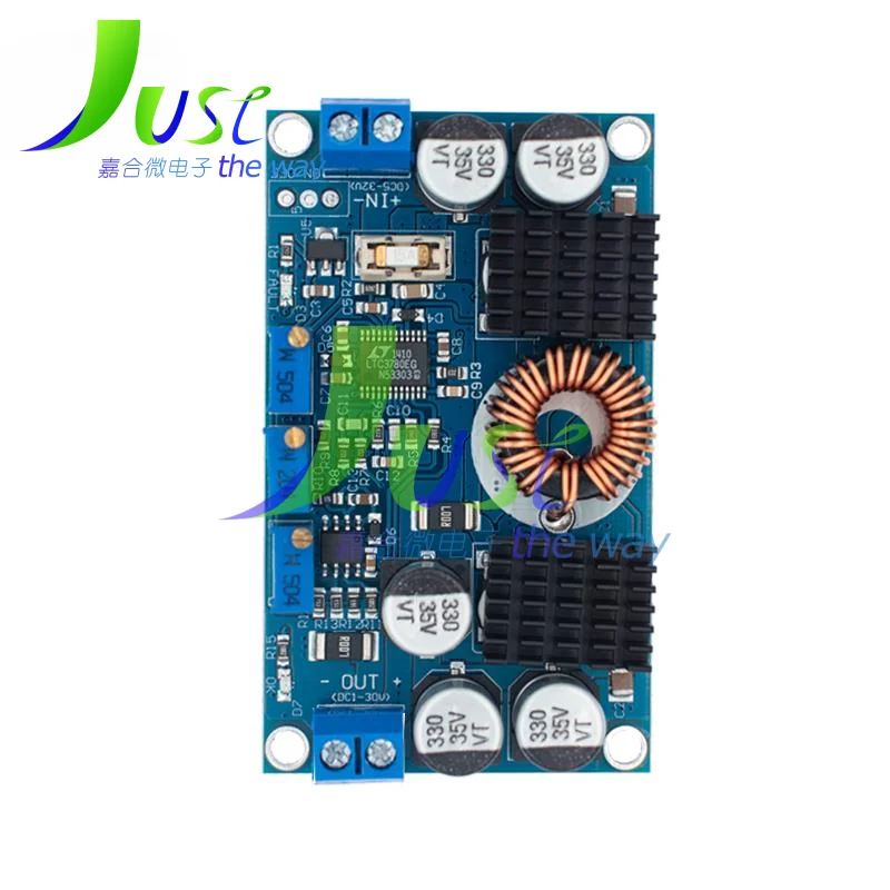 LTC3780 DC 5-32V to 1V-30V 10A Automatic Step Up Down Regulator Charging Module