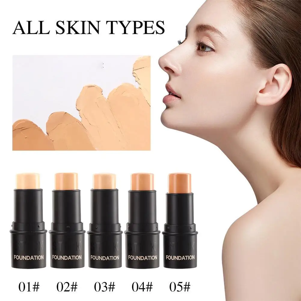 Full Coverage Concealer Waterproof Sweatproof Long Lasting Cover Dark Circles Imperfections for a Natural Facial Makeup S8J5