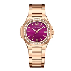 2025 New Fashion Women Watch Luxury Brand Business Luminous Waterproof female Clock Square Calendar Women Quartz Wristwatches