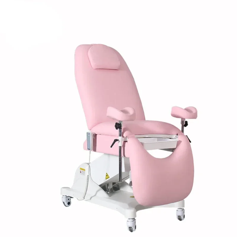 Electric Gynaecology Chair With Wheels Gynecological Examination Bed Medical Hospital Gynecological 3 Function Hospital Bed Hot