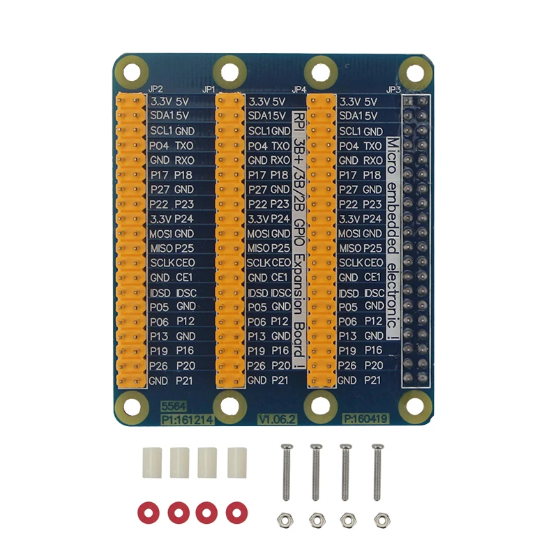 Untuk Raspberry Pi 4 Model B 3X40 Pin GPIO Adaptor Papan Ekstensi 1 Sampai 3 GPIO Modul untuk Jeruk Pi Raspberry Pi 4B/3B +/3B