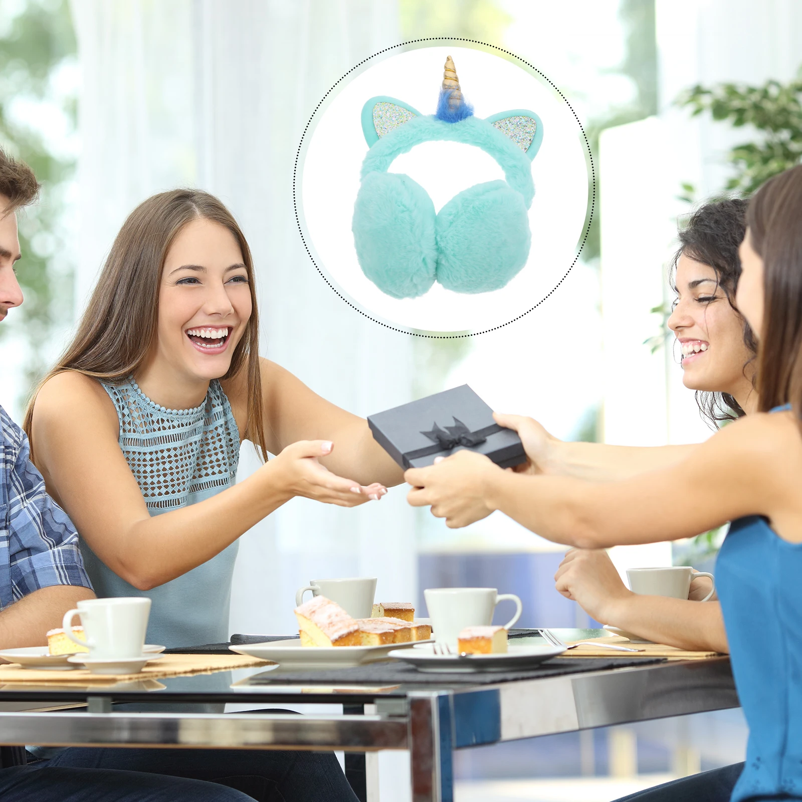 عقال العصابات الشعر الكرتون هيرباند الشتاء واقي الأذن · عصابات الرأس ل