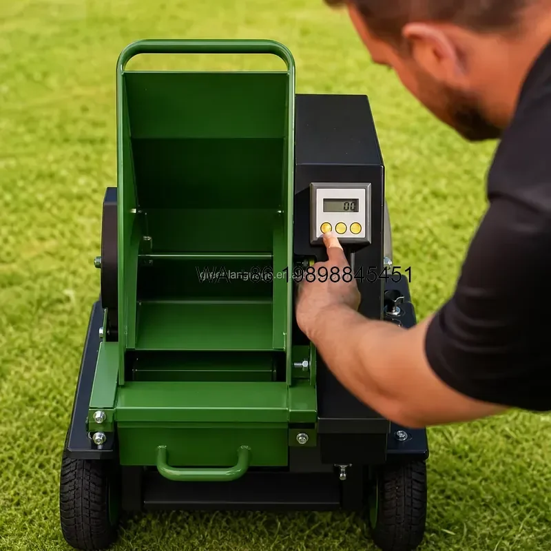 Wmwmnu for 1.2m Tractor Mounted Dimple Turf Overseeder with 150L Hopper for Sports Fields Deposit Price Is