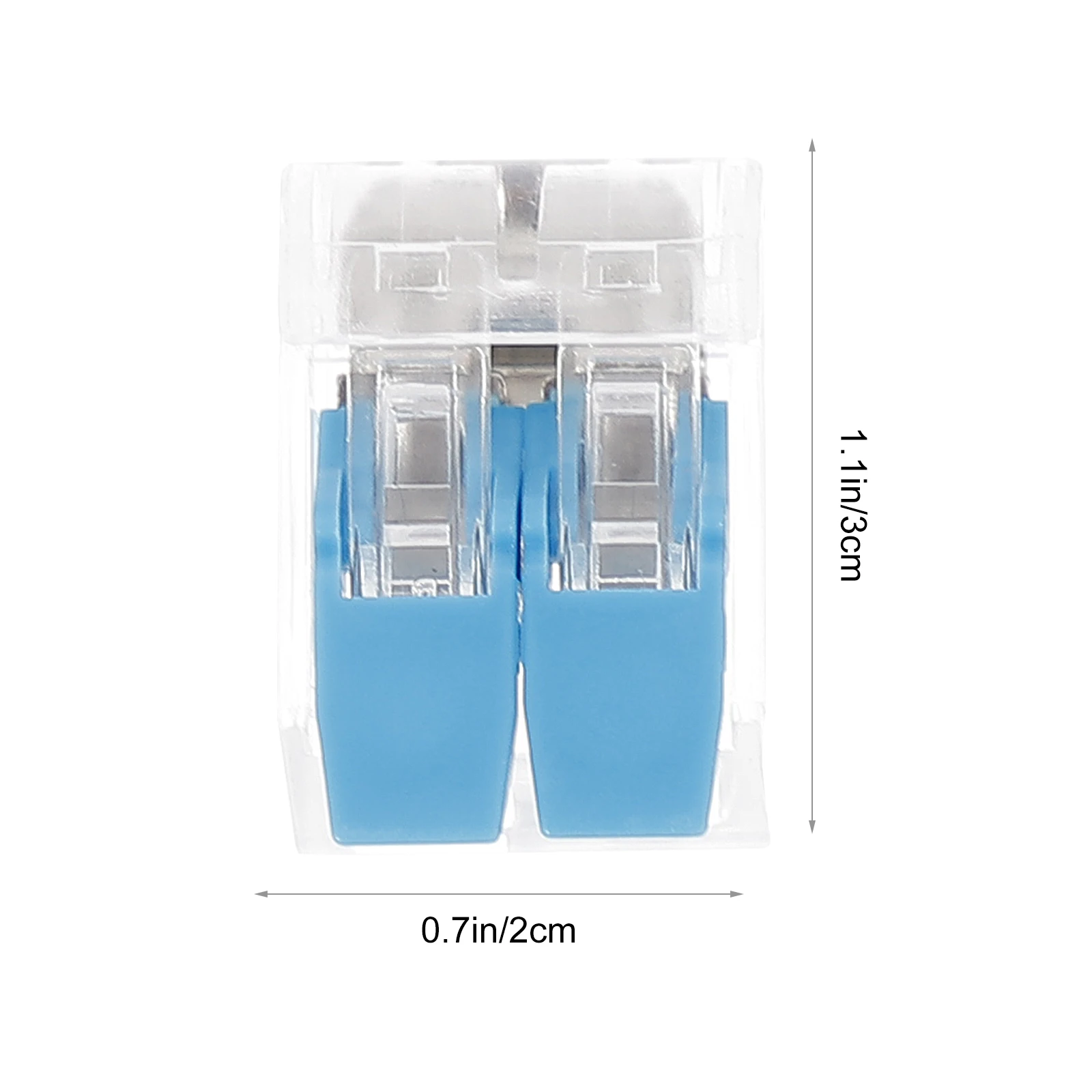 

75pcs Wire Connector Assortment Premium Material Lever Splicing Kit Transparent Cover Conductivity Test