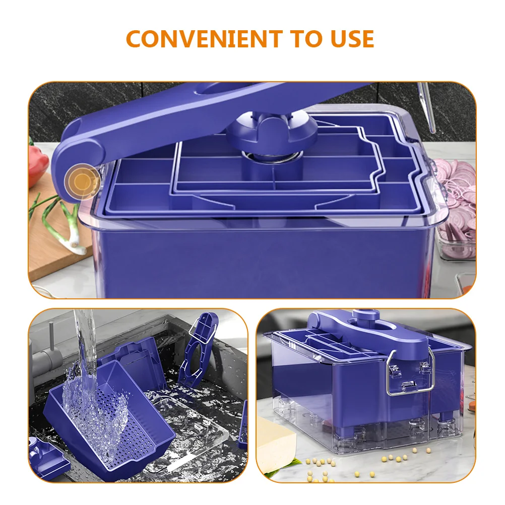 

Tofu Mold Maker Presser Stainless Steel Household Kitchen Tool Lightweight Compact Size Practical Gift Idea Bean Curd