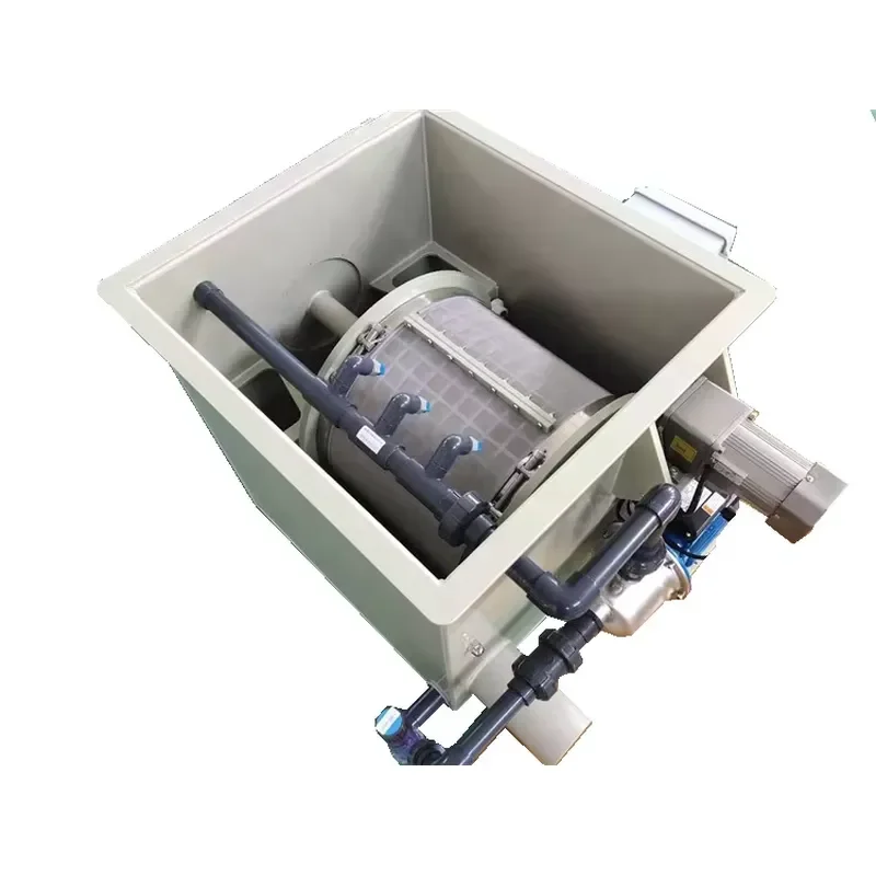 Drum Filter for 8 Tanks Capacity 800000 Liters Ras Indoor Circulation Drum Filter for Koi Pond Home Use