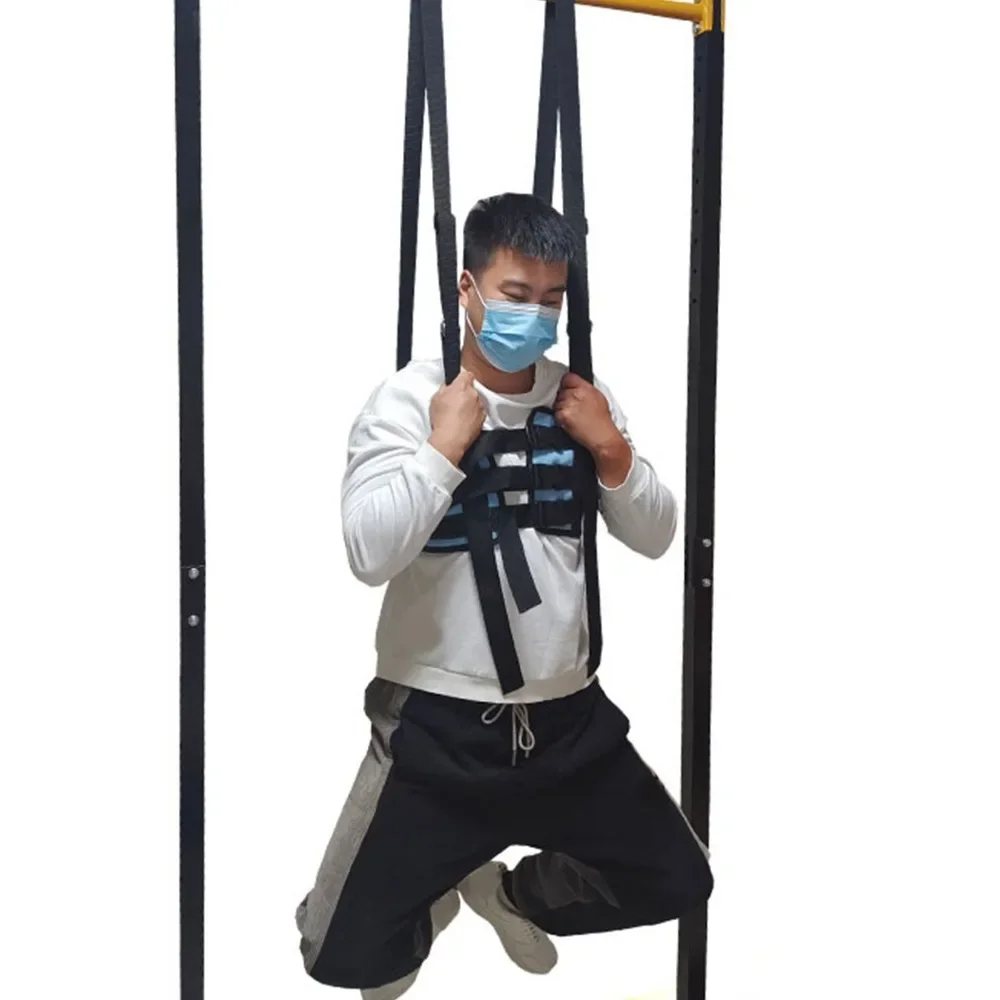 Medical Sling Hanging Horizontal Bar Waist Stretcher Lumbar Traction Belts Disc Spine Rehabilitation Stretch Straps Pains Relief