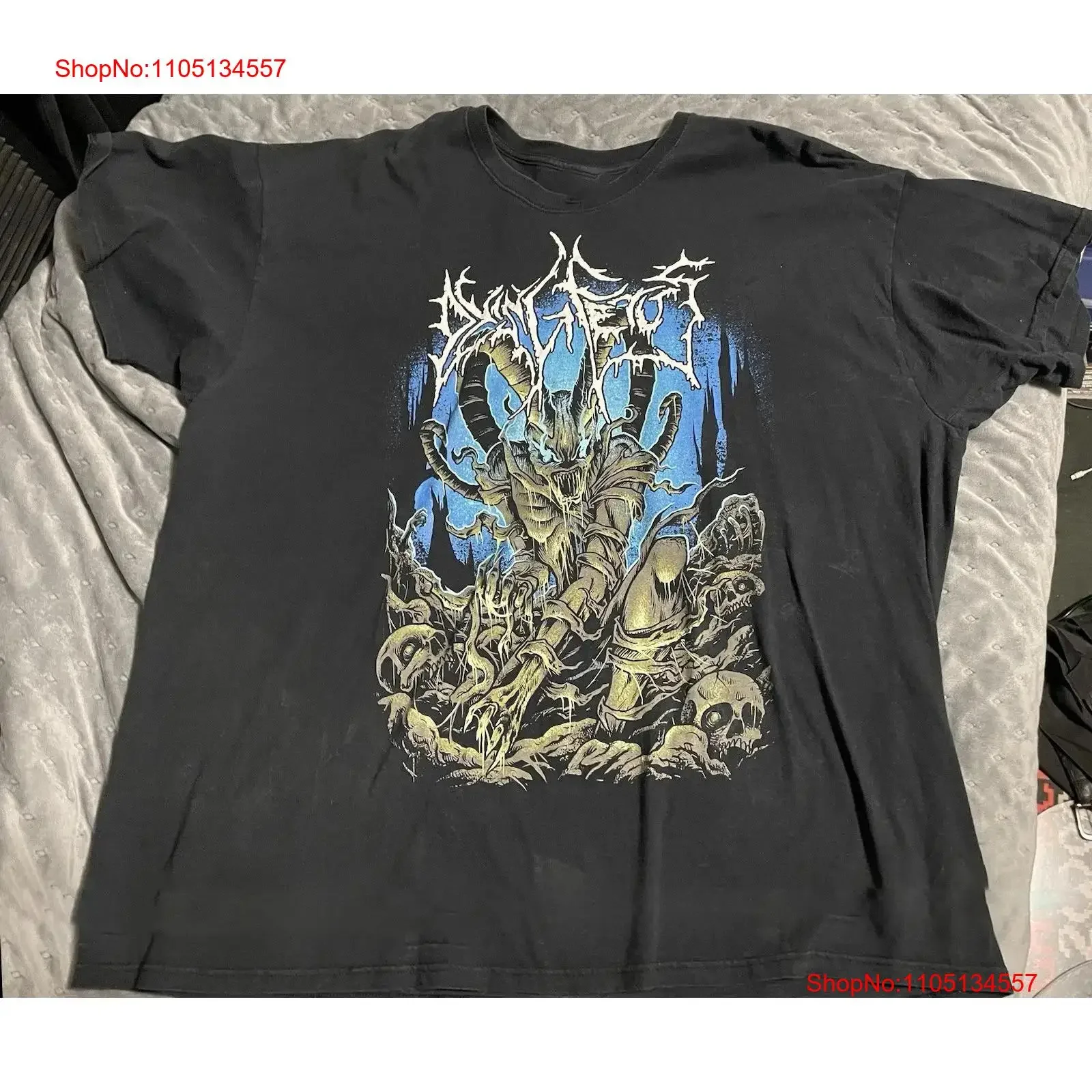 

Dying Fetus Band Album T Shirt S 5XL GS280 vintage Washed Breathable homme Versatile Stretched streetwear graphic Comfortable