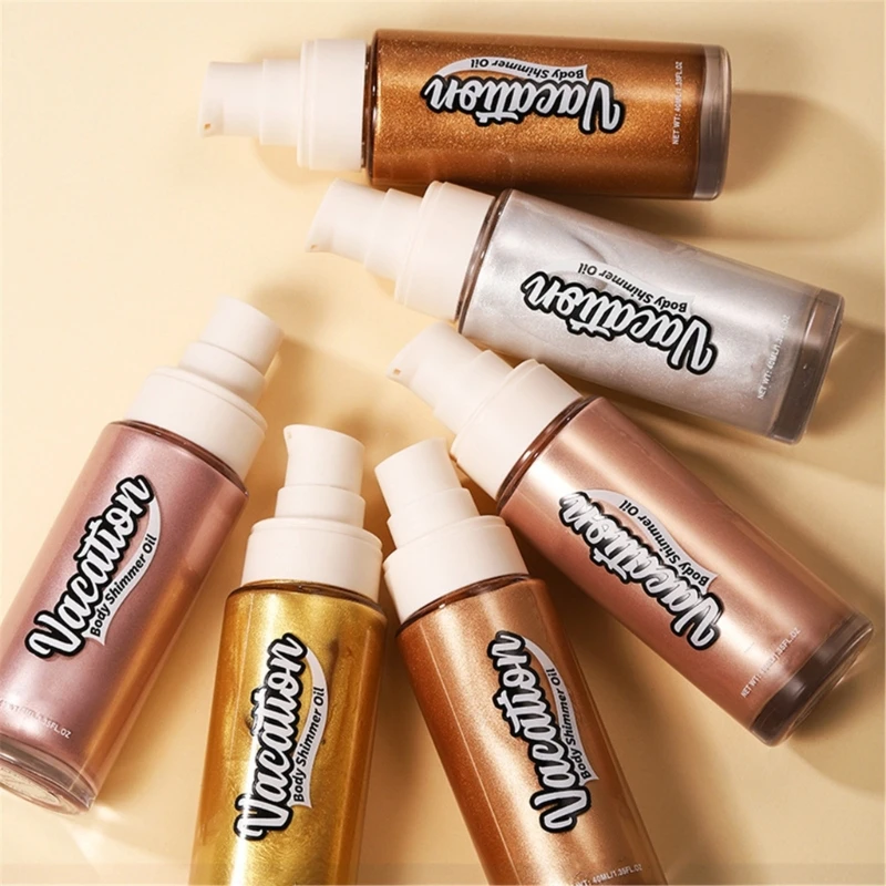 Liquid Highlighters Makeup Smooth For Face Cheekbone Body Dropship