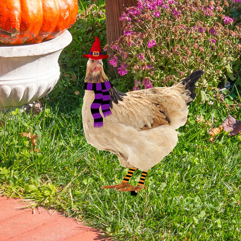

2 Pcs Halloween Decor Garden Yard Sign Yard Chicken Stake Decoration Lawn Chicken Stake Lawn nament Ground Plugin TYU210B