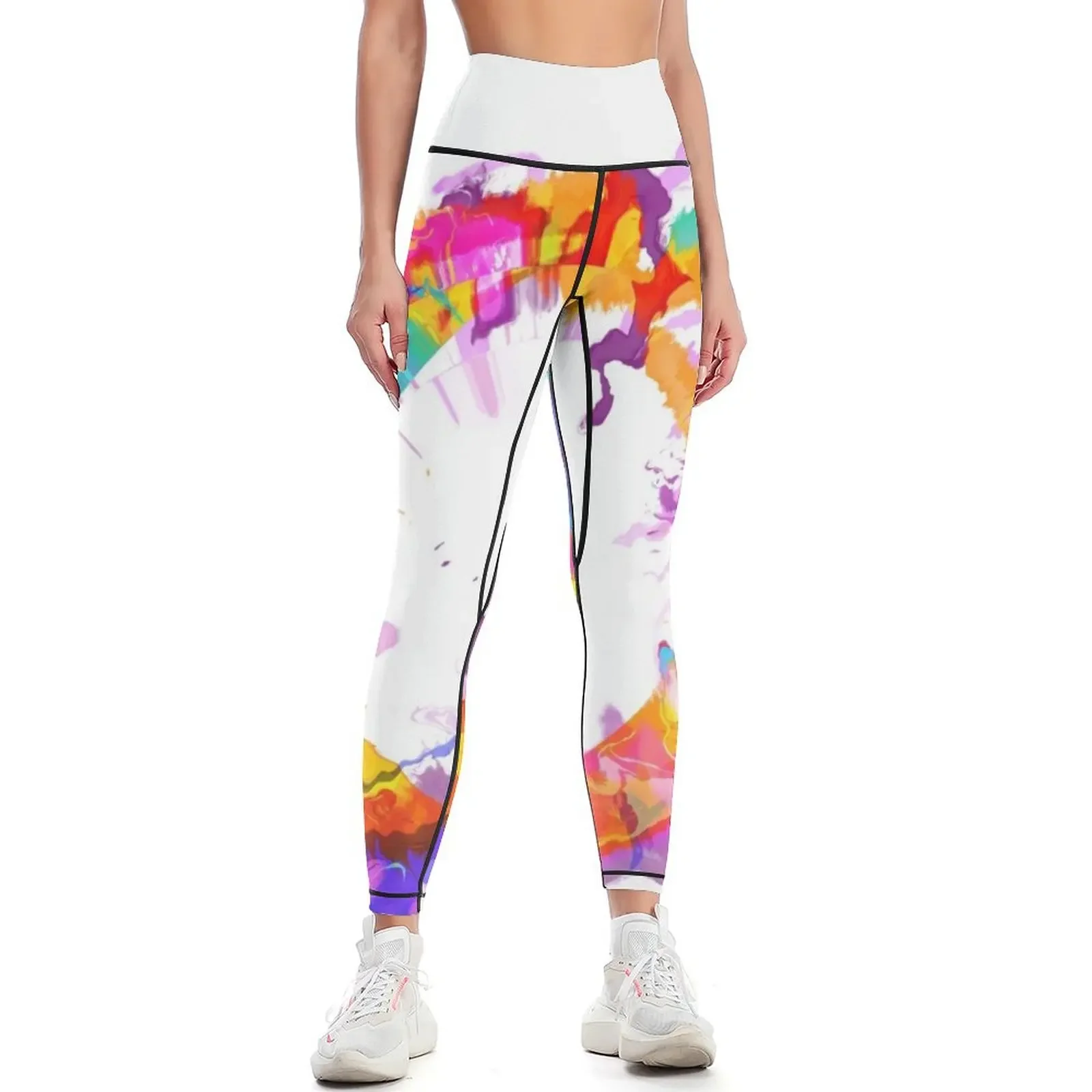 

Pink summer circle Leggings sports tennis for Women's sports pants legging pants raises butt Women's pants Womens Leggings