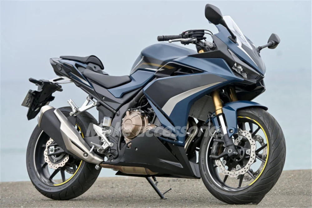 

Moke moto Motorcycle Fairings Kit Fit For Cbr400R 2022 2023 Bodywork Set 22-23 Abs Injection Blue Black
