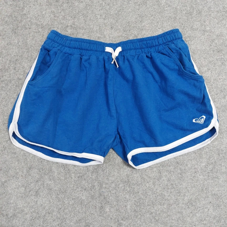 Blue Sports Yoga Running Dancing ort Pants Women's Hot Pants R Brand Surfing Casual Straight Leg Cotton Blend Ladies Trousers