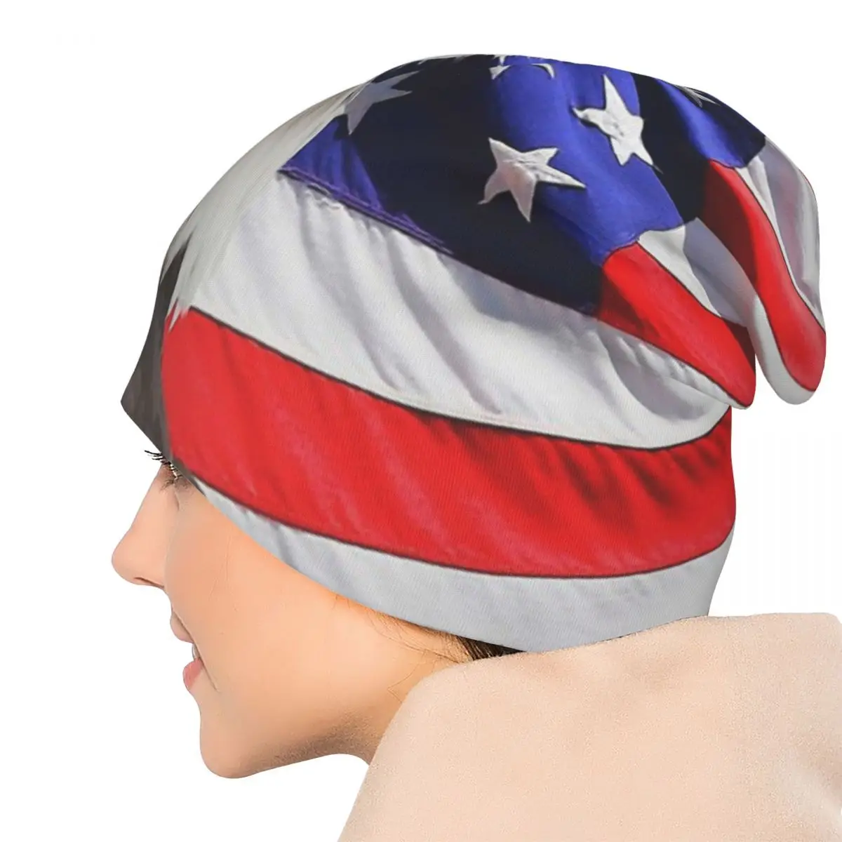 Hat American Bald Eagle Autumn Spring Caps For Men Women National Flag Skullies Beanies Ski Caps Cotton Bonnet Hats