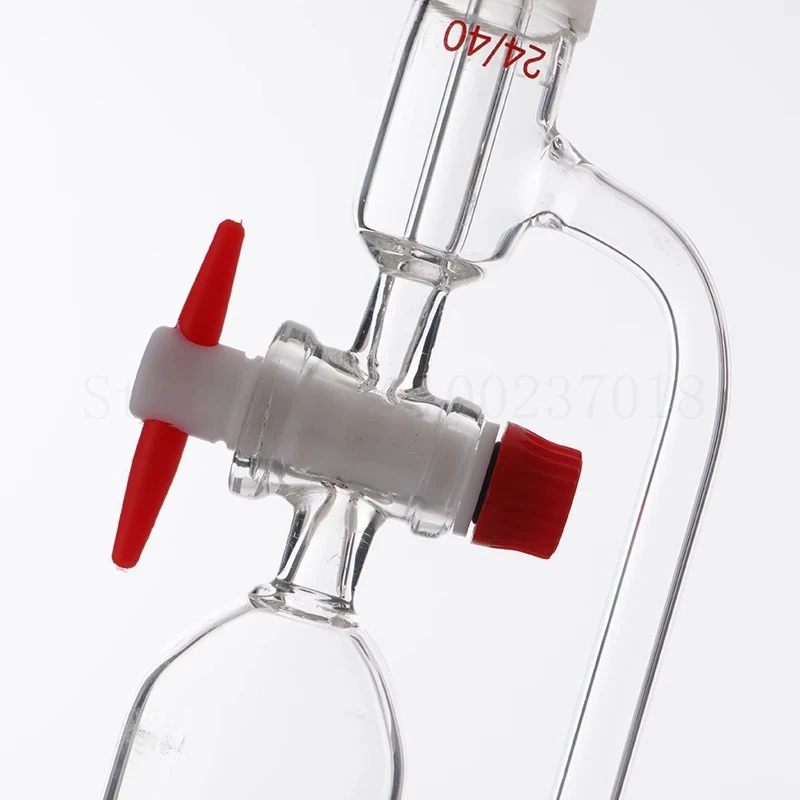 10ml-1000ml Lab Glass Constant Pressure Funnel with Standard Mouth Cylindrical Drip Separating Funnel PTFE Stopper