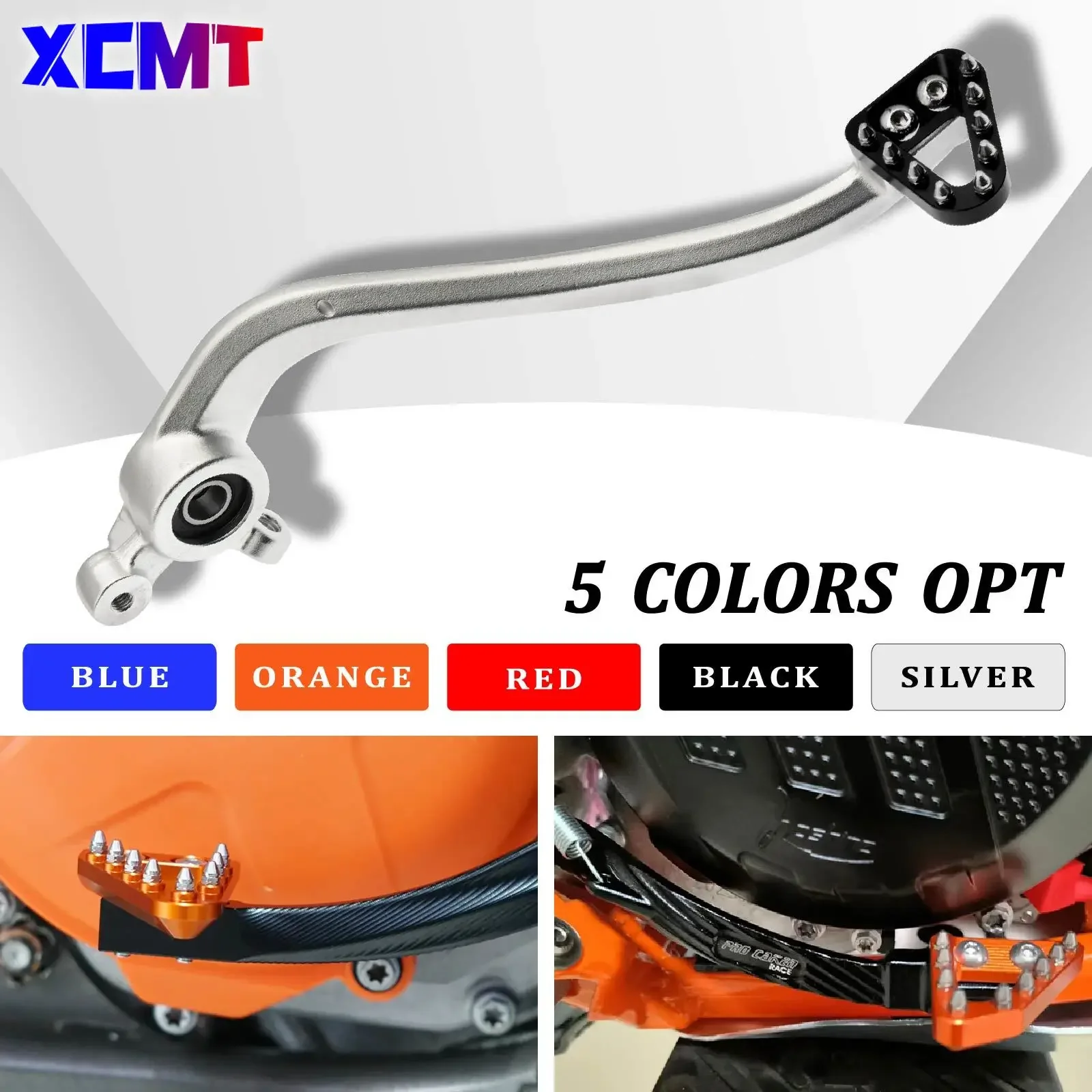 

Motorcycle Forged Aluminum Rear Brake Pedal Lever For KTM SX SXF EXC EXCF XC XCF XCW XCFW TPI SIX DAYS 125-500 2017-2023 2024