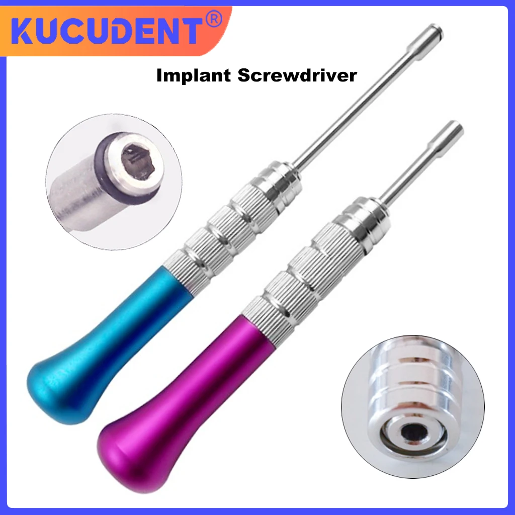 1Pc Dental Mini Implant Screw Driver Self Drilling Screwdriver Dentist Hexagonal Wrench Handle Orthodontic Screwdriver Handle