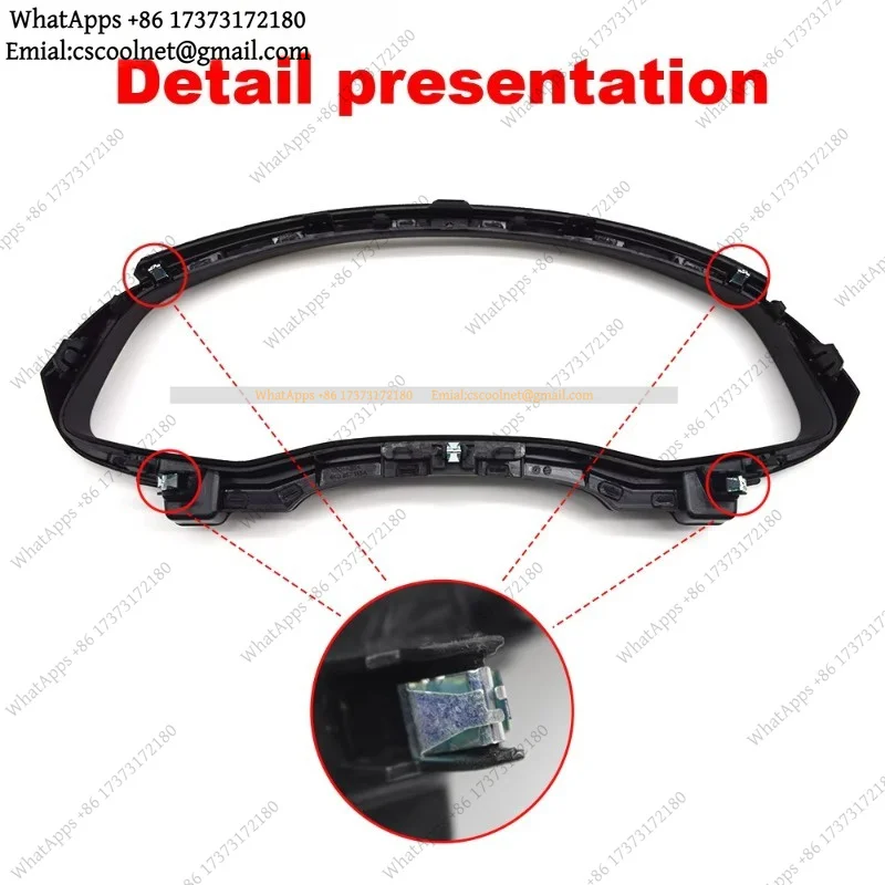 k3 4KD857115A Virtual Cockpit Bezel Cover Trim 4KD 857 115A for Audi A6 C8 Dashboard Instrument Cluster Frame Panel Car Parts