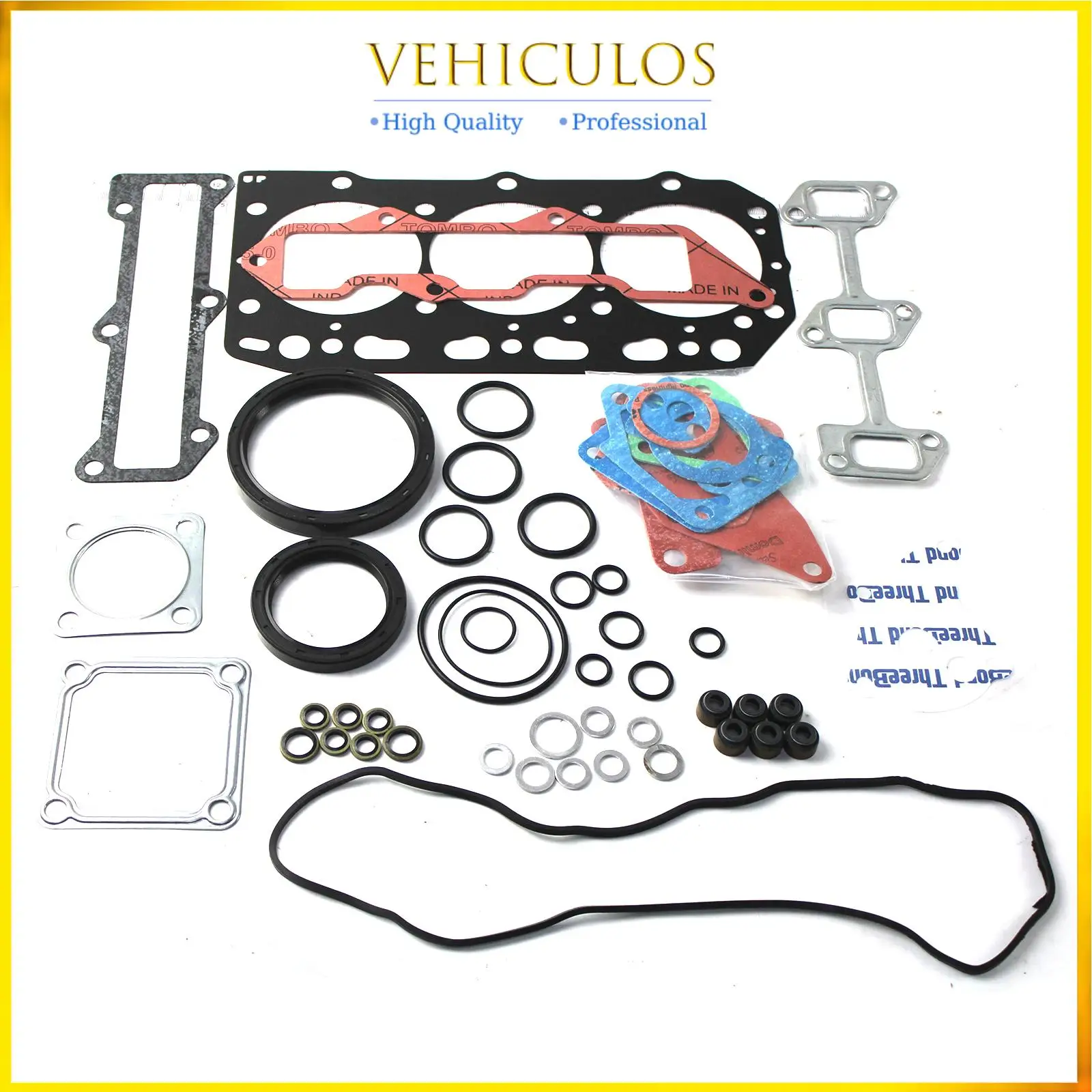 

Комплект прокладок для капитального ремонта двигателя для Yanmar 3TNE88 3TNV88 Mini-Excavator Steer Loader Вилочный погрузчик YM 729150 -92910 YM 129001 -01340
