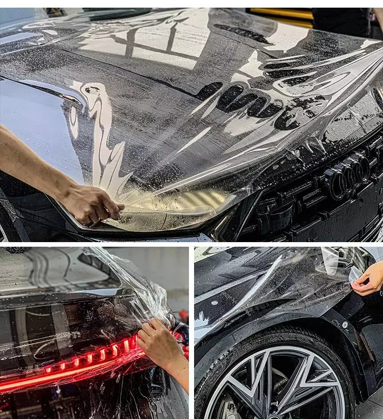 TPH PPF Clear Self Healing Transparent Car Protection Film 7.5mil Stretchable Anti Scratch Vehicle Wrap Auto Accessories