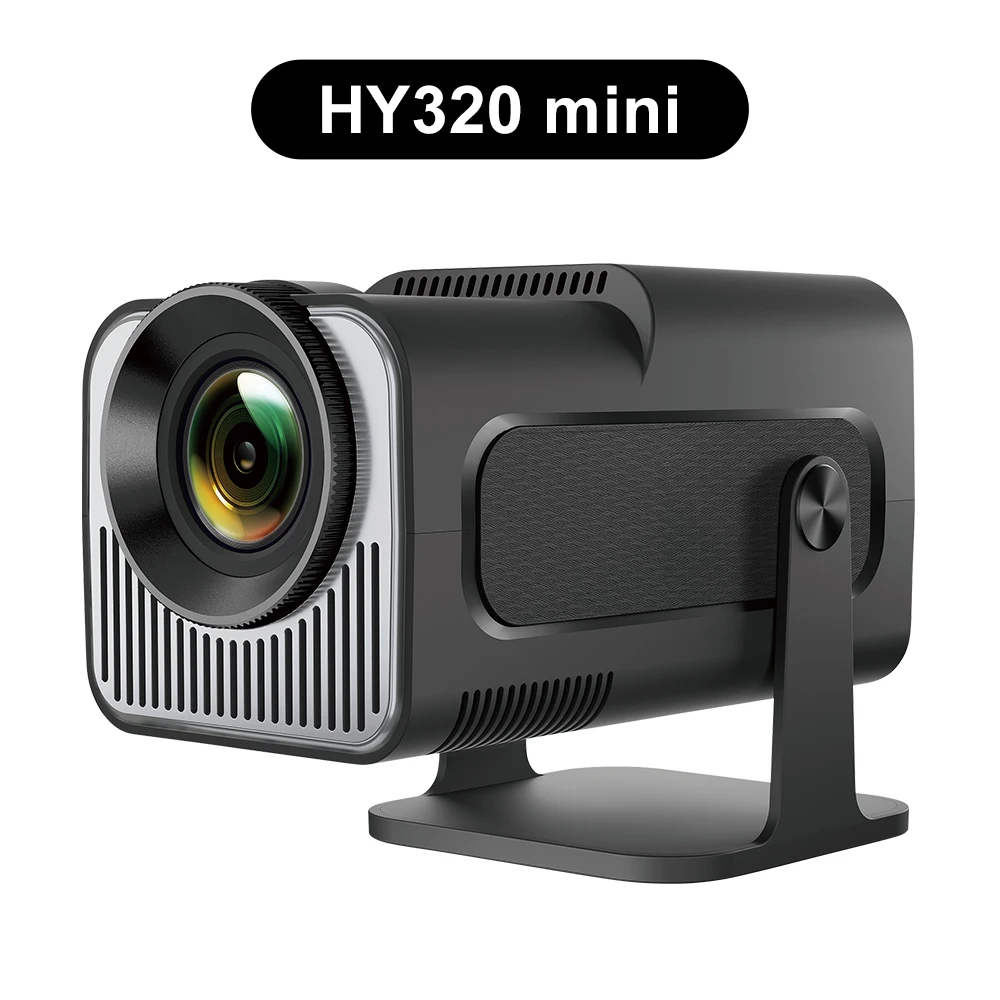 Salange HY320 MINI Android 14.0 Projector LED Beamer Home Cinema 300ANSI 720P WIFI Smart TV HD 1080P 4K Film