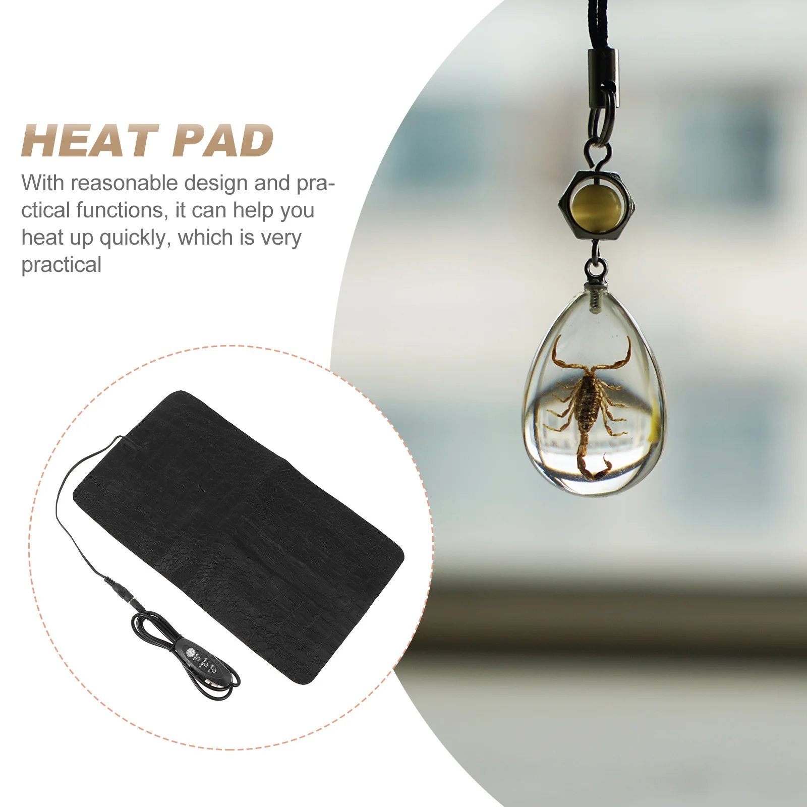 

1Pcs USB Epoxy Heating Pad Efficient Environmental Resin Curing Mat DIY Accessory Bubble Buster Tool Epoxy Resin Heat Pad
