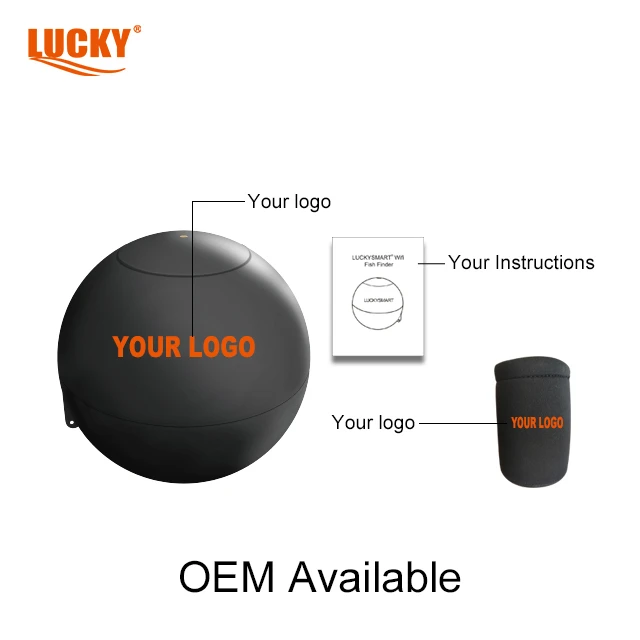 LUCKY SMART LS-2W Fischfinder Echolot Sonar zum Angeln Lucky Factory Wifi