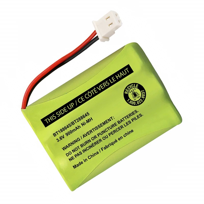 Ni-MH 3.6V 900mAh BT188645/BT288645 Battery Compatible with VTech VM312 VM3251 VM3252 VM3261 BT207695 Digital Video Baby Monitor