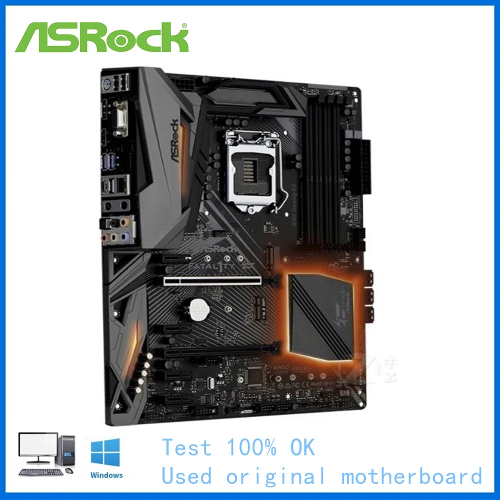 Imagem -03 - Placa-mãe Asus Rock Gaming k4 Soquete do Computador Lga1151 Placa-mãe para Desktop Ddr4 Intel B360 Cpu Lga 1151