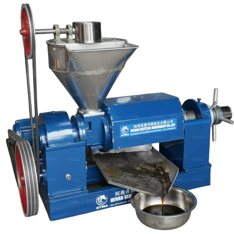 BTMA ZX-95 Cold Press Oil Machine 200kg/h Mustard Seed High Output Peanut & Sunflower Oil Making Machine
