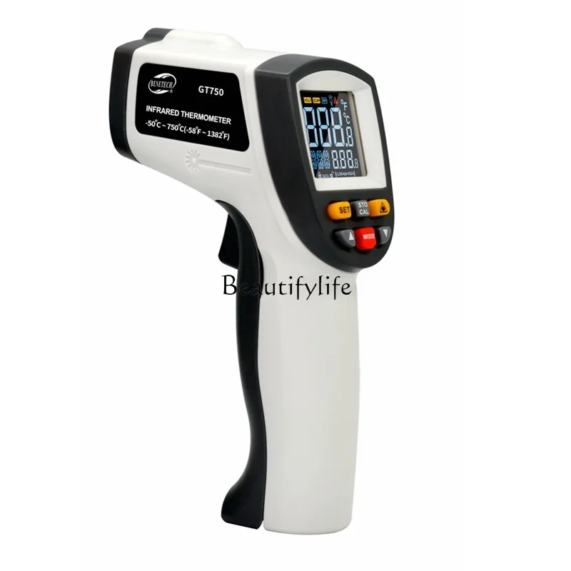 

*GT750 Infrared Thermometer -50~ 750 ℃ Color Screen Thermometer Thermometer