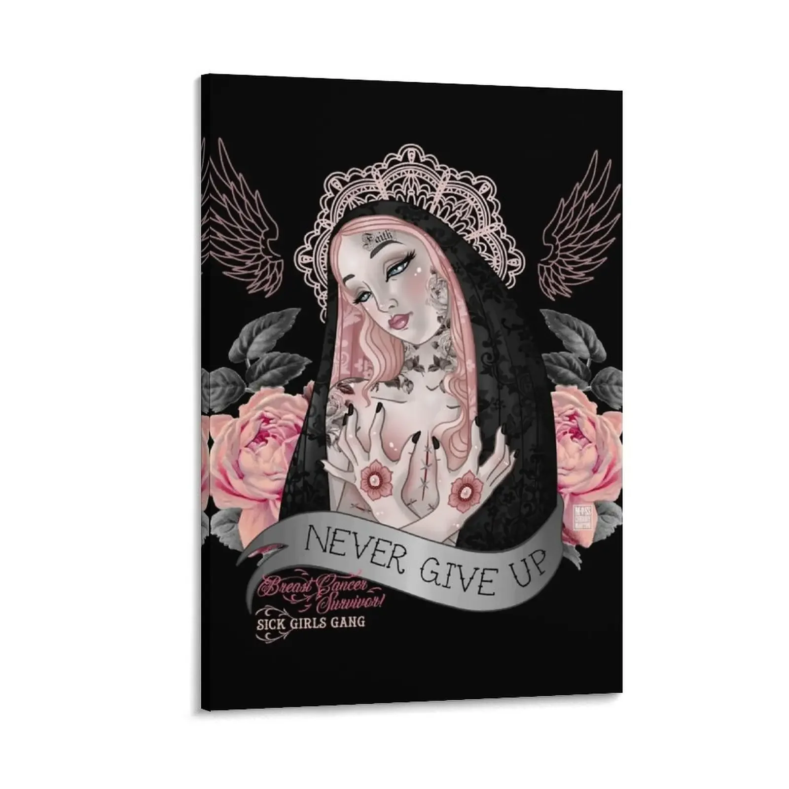 

Never Give Up Canvas Painting poster modern home decoration decorations for the room