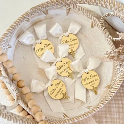 20/50/100Pcs Personalized Tags Baby Baptism Grail Engraved Mirror Acrylic Round Christening Cross Decoration Gifts Custom Name