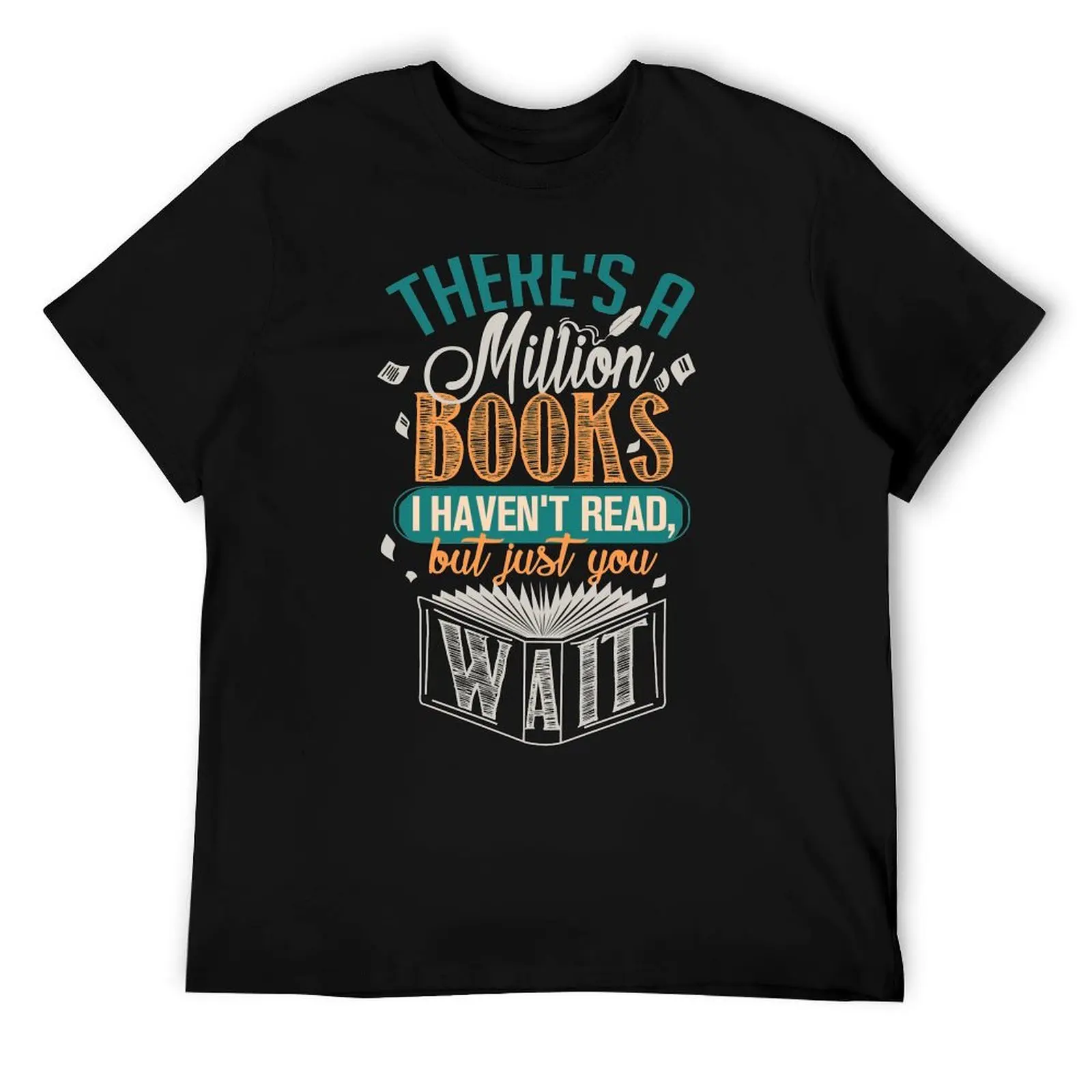 Million Books T-Shirt g man t shirts for men funny t shirts dark humor T-Shirt
