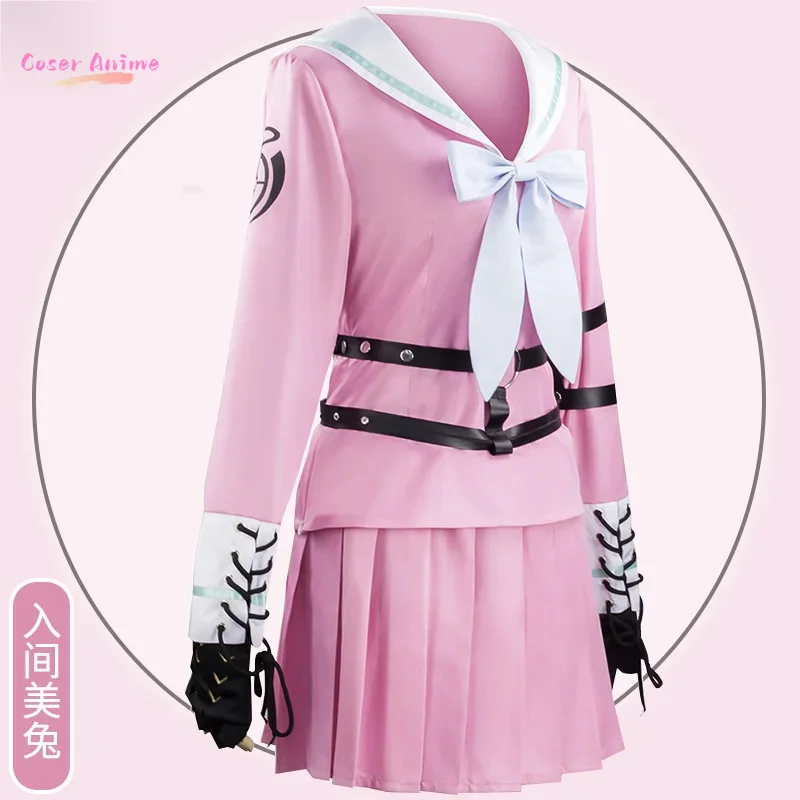 【Coser】アニメダンガンロンパ V3 伊良部美羽コスプレ衣装女性女の子ドレス制服セーラースーツハロウィン衣装
