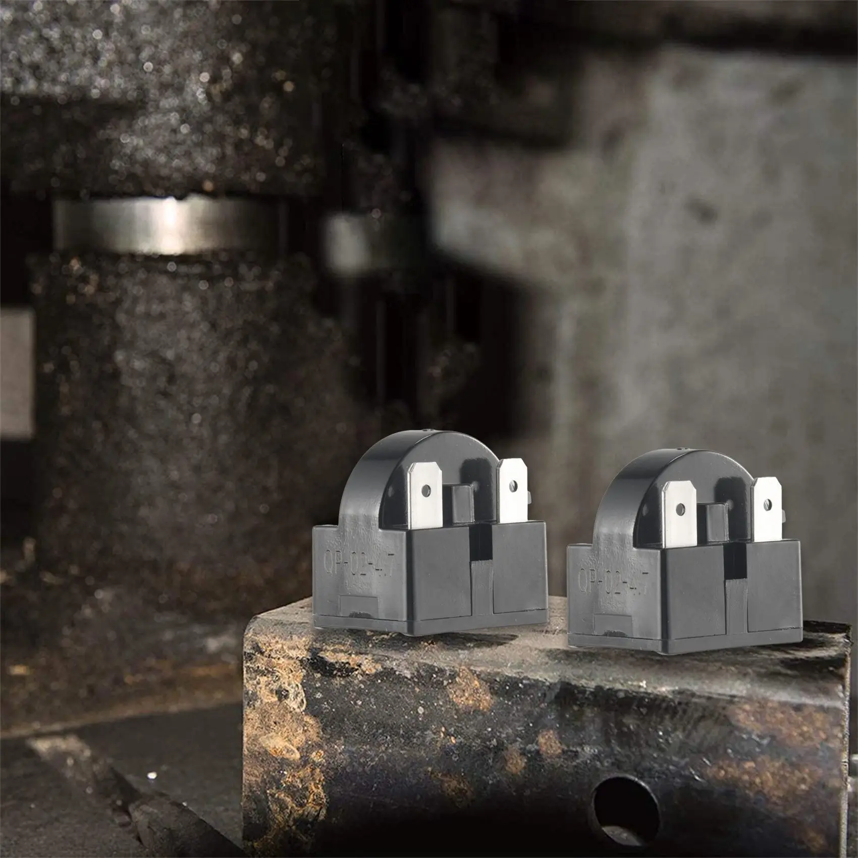 อะไหล่ QP2-4.7 3ขา/QP2-4R7 4.7โอห์มตู้เย็นรีเลย์สตาร์ท/สตาร์ทเตอร์สำหรับตู้เย็นขนาดเล็กและเครื่องทำความเย็นส่วนใหญ่