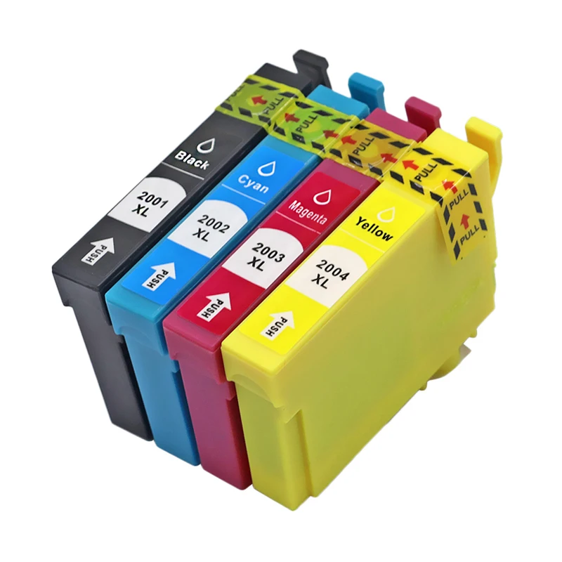 Cartuchos de tinta T200XL T2001-T2004, compatibles con Epson XP-100, XP-200, XP-300, XP-310, XP-400, XP-410